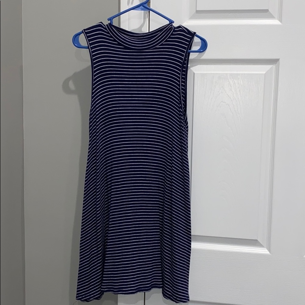 Sleeveless striped dress